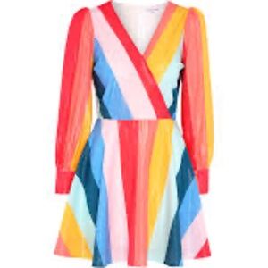 Olivia Rubin Taylor Multi Stripe Sequin Dress size Small (8UK)